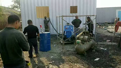 集裝箱房屋聚氨酯進行保溫隔熱的效果(圖1) 集裝箱房屋聚氨酯進行保溫隔熱的效果