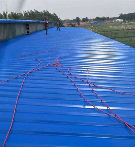 彩鋼瓦防腐聚脲施工案例(圖1) 彩鋼瓦防腐聚脲施工案例