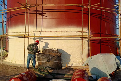 聚氨酯發泡材料罐體保溫噴涂(圖2) 聚氨酯發泡材料罐體保溫噴涂