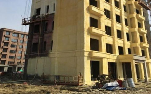 外墻聚氨酯噴涂機(圖3) 外墻聚氨酯噴涂機保溫現(xiàn)場發(fā)泡施工